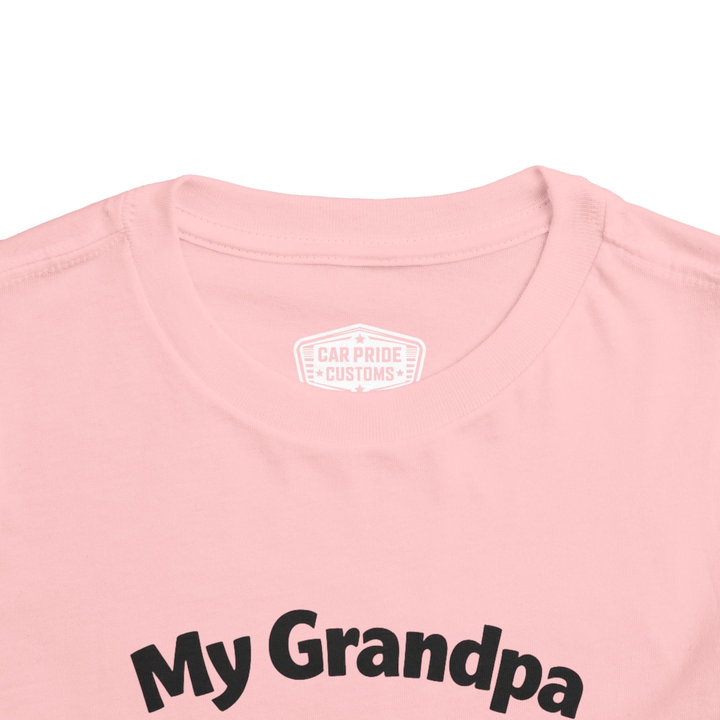 Funny Car T-Shirt | Classic Car Toddler T-Shirt| Grandpa Car Lover Gift | 1968 Dodge Charger | Grandpa Likes Cars
