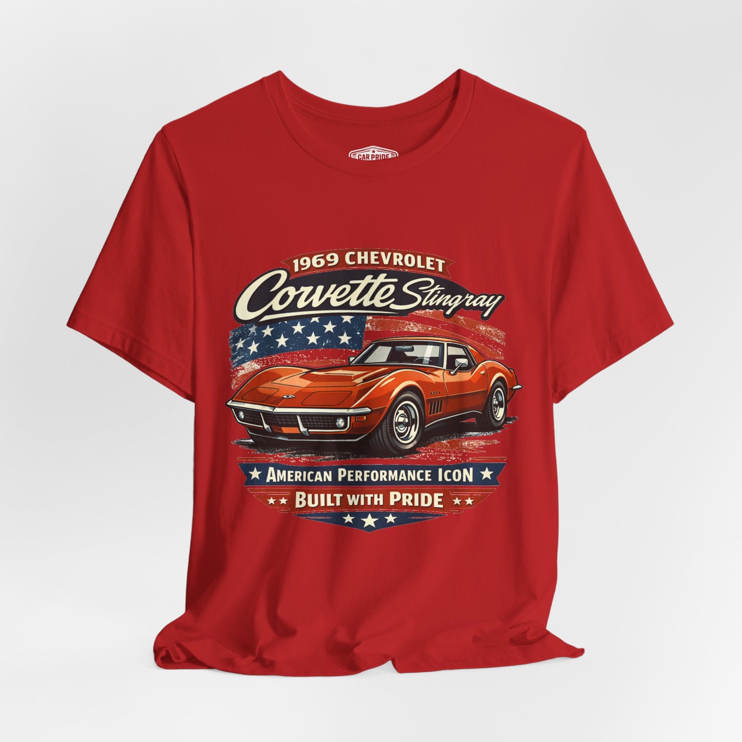 1969 Chevrolet Corvette Stingray Burnt Orange Pride - Premium Tee