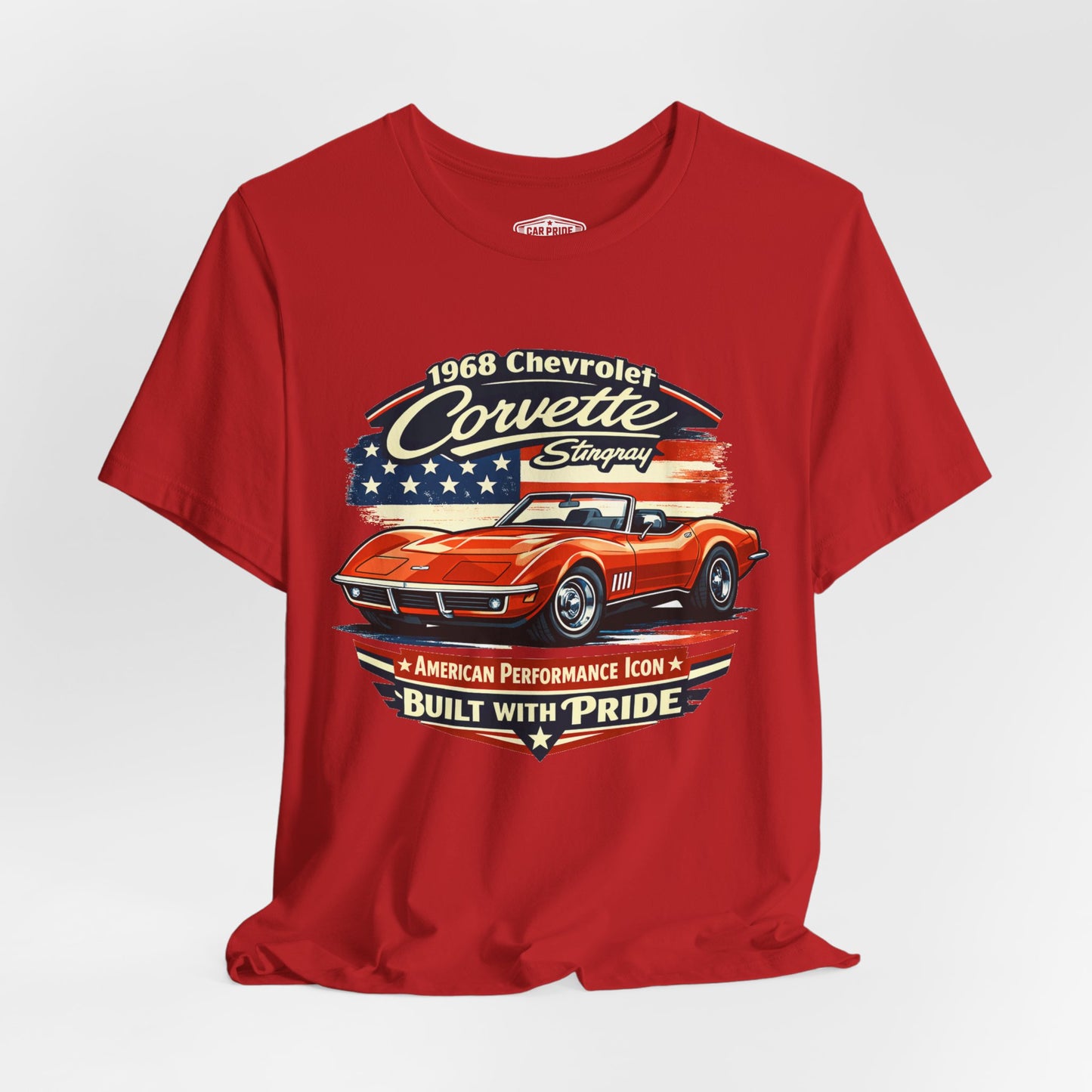 1968 Chevrolet Corvette Convertible Pride - Premium Tee