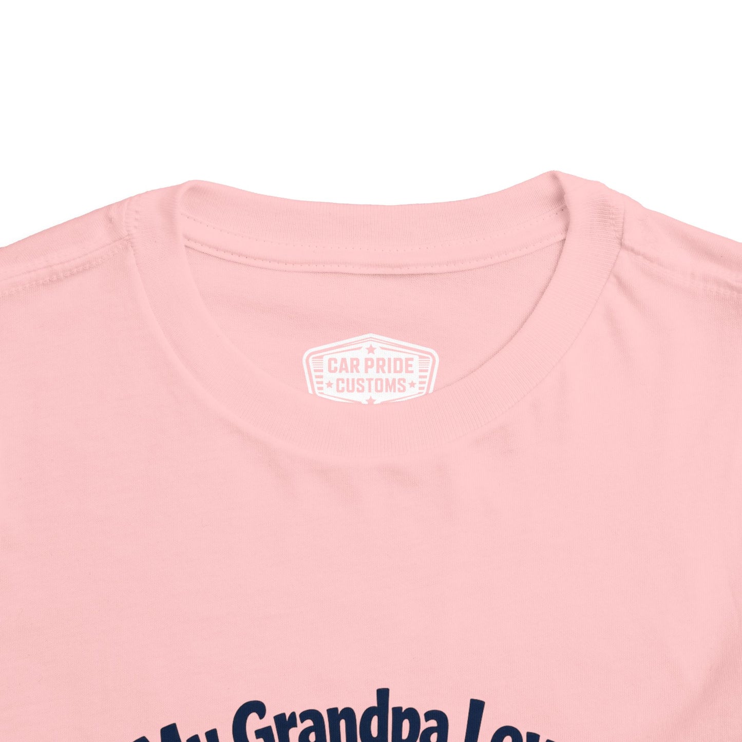 Funny Car T-Shirt | Classic Car Toddler T-Shirt| Grandpa Car Lover Gift | 1968 Ford Mustang | Grandpa Likes Cars