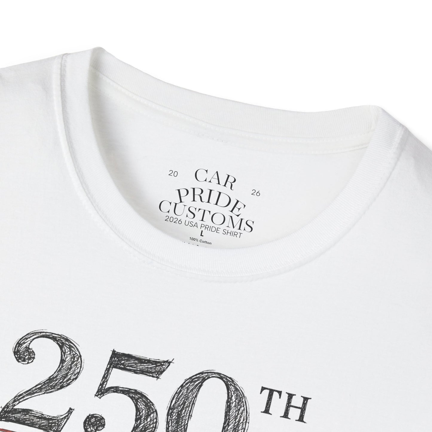 ADD-ON ONLY | America 250th Anniversary Shirt | Limited Edition Patriotic USA Commemorative Tee
