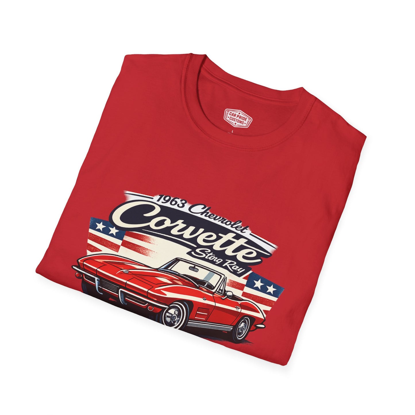 1963 Chevrolet Corvette Stingray Convertible Pride - Standard Tee
