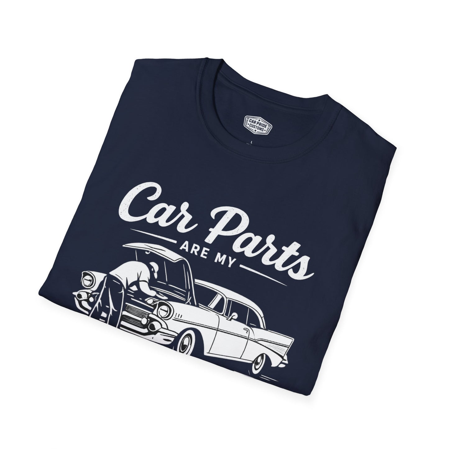 Funny Car T-Shirt | Car Guy Gift | Mechanic Shirt | 1957 Chevrolet Bel Air |Car Parts
