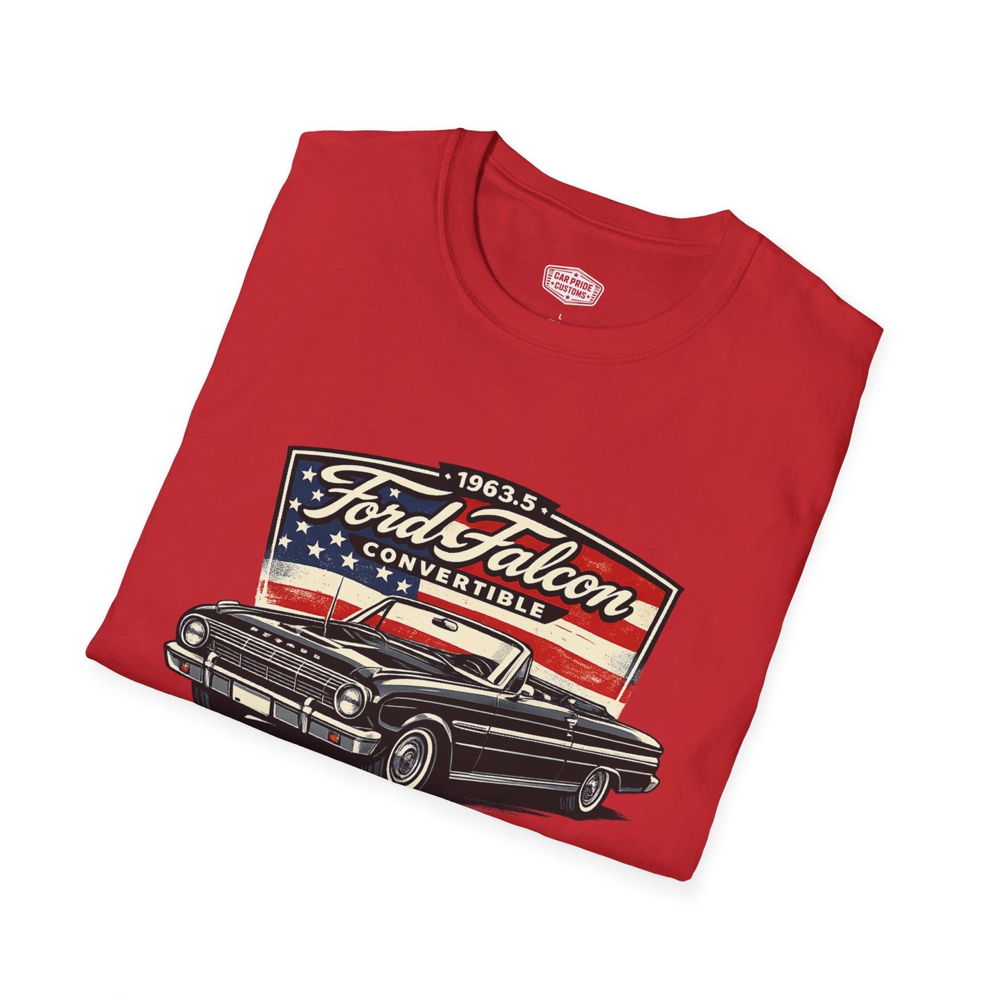 1963.5 Ford Falcon Convertible Black Pride - Standard Tee