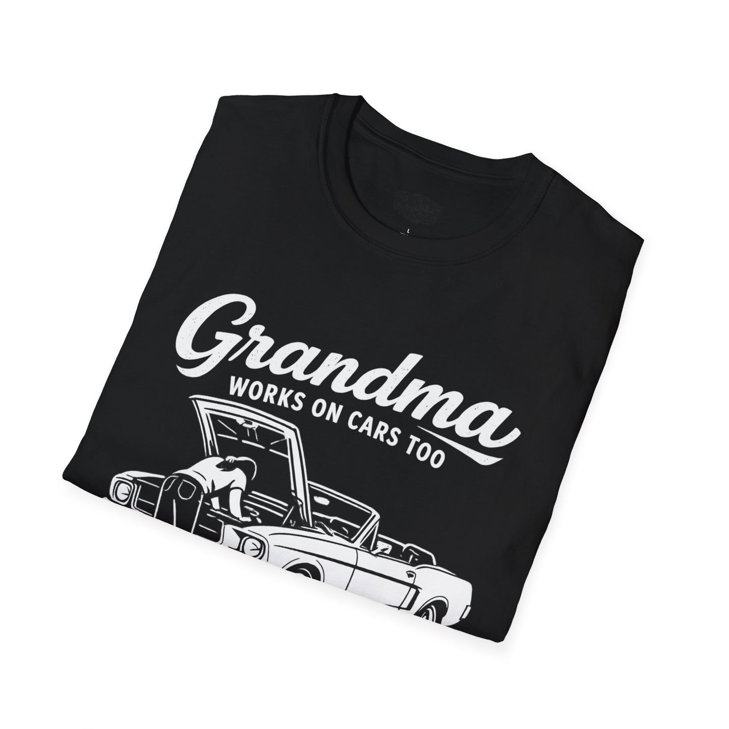 Funny Grandma Car Shirt | Mother's Day Gift | Car Lover Shirt | Automotive Tee | Work on Cars Too