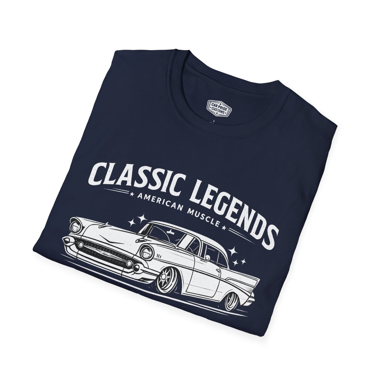 Classic Legends | 1957 Chevy Bel Air T-Shirt | American Muscle Graphic Tee | Tri-Five Chevrolet Shirt