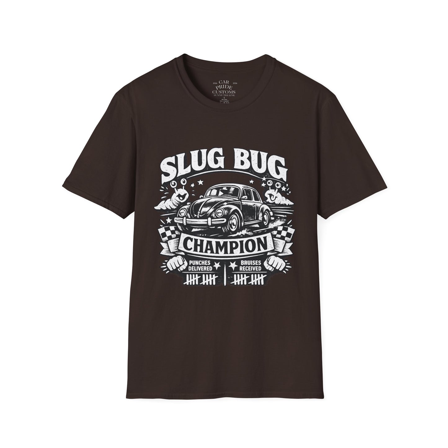 Slug Bug Champion | Funny Car Lover T-Shirt | Fathers Day Gift for Dad | Hot Rod | Car Lover Gift