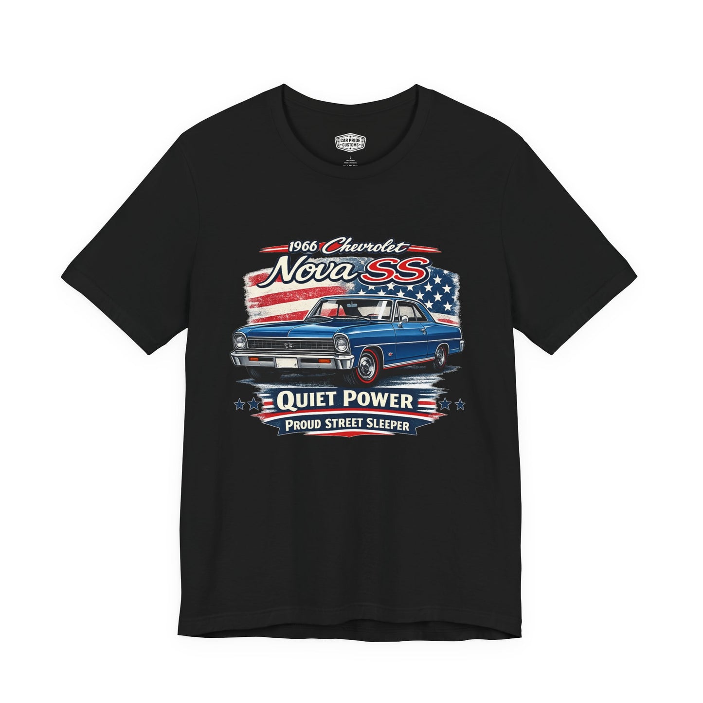 1966 Chevrolet Nova SS Blue Pride - Premium Tee