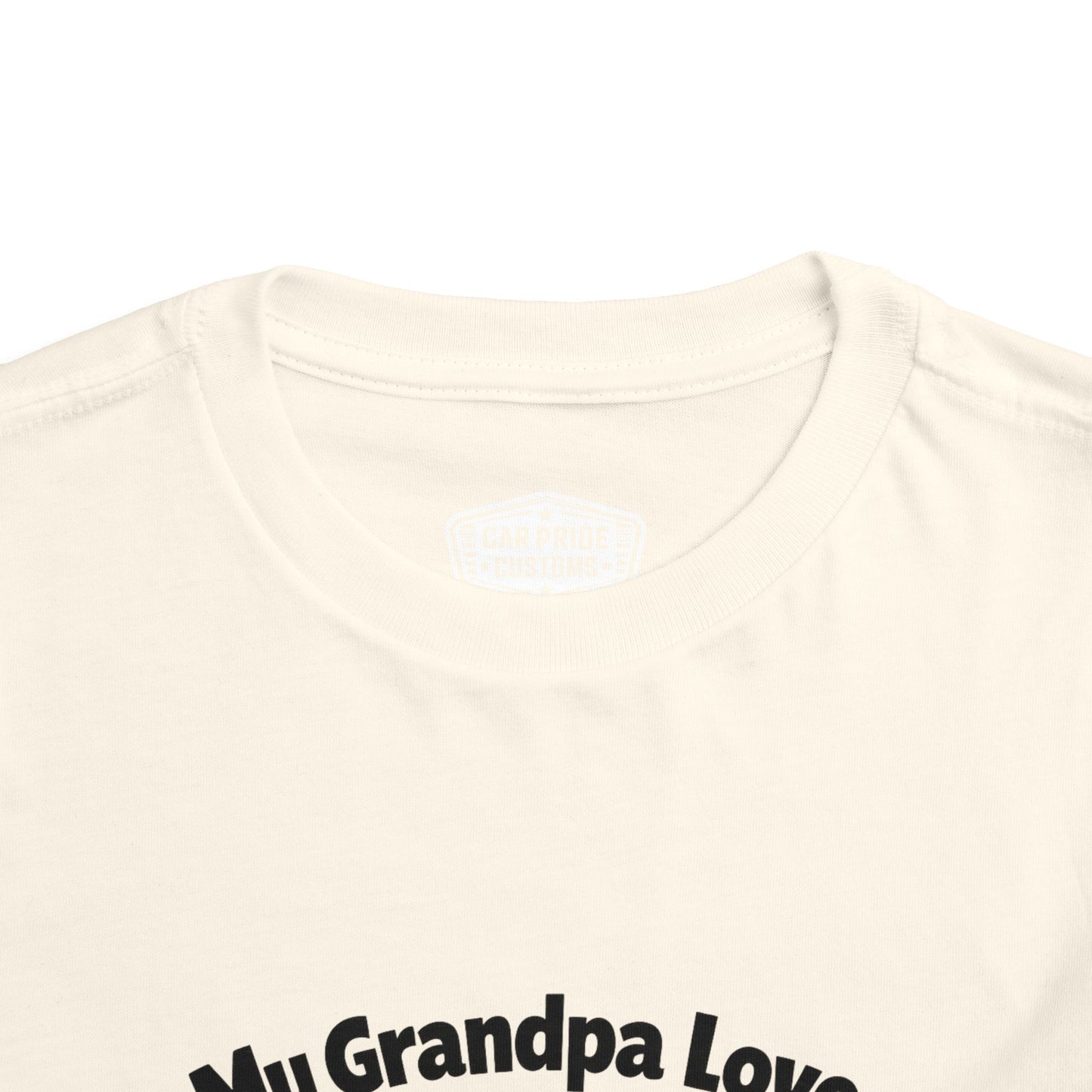 Funny Car T-Shirt | Classic Car Toddler T-Shirt| Grandpa Car Lover Gift | 1957 Chevrolet Bel Air | Grandpa Likes Cars