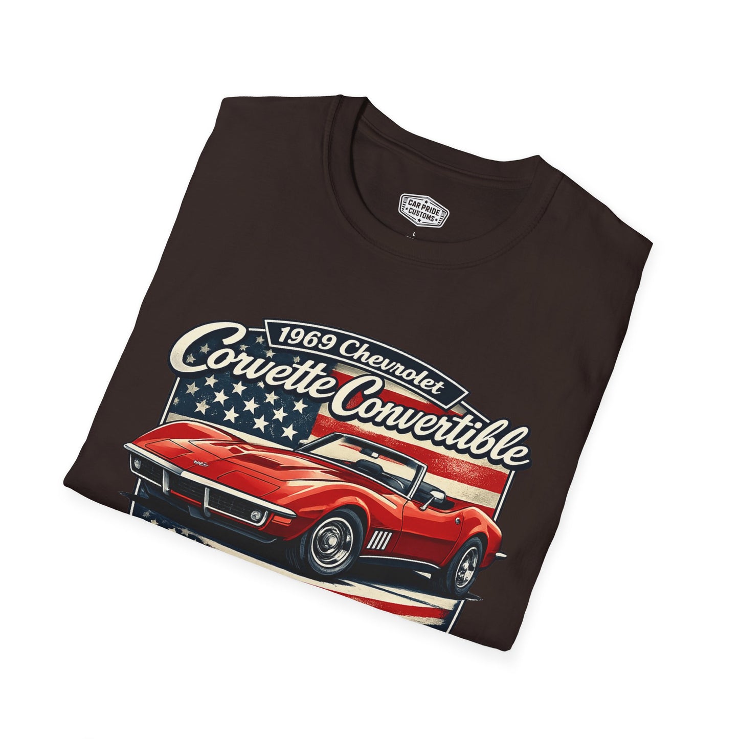 1969 Chevrolet Corvette Convertible Red Pride - Standard Tee