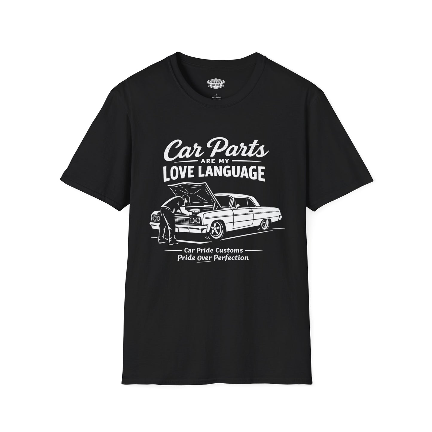 Funny Car T-Shirt | Car Guy Gift | Mechanic Shirt | 1964 Chevrolet Impala SS | Car Parts