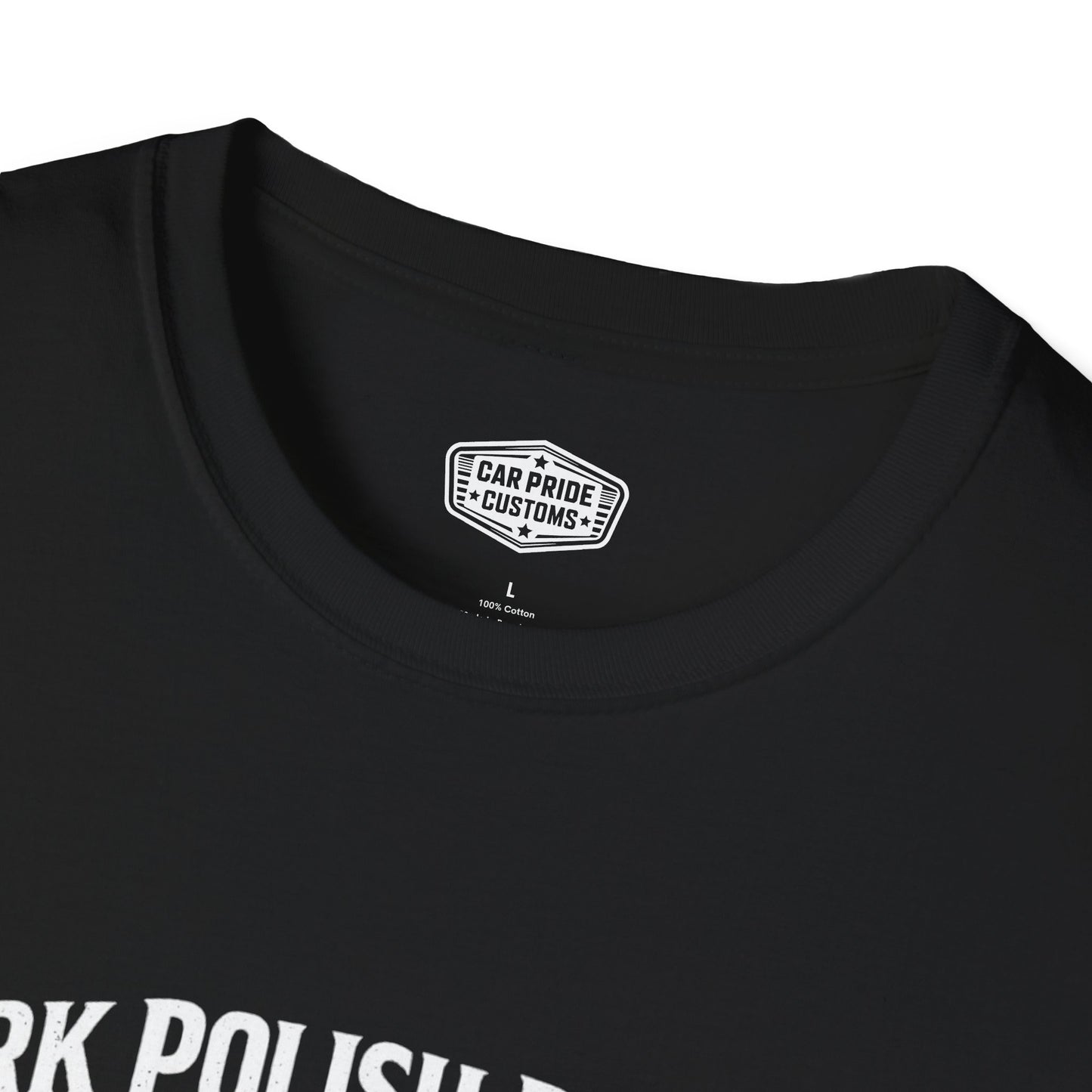 Park Polish Repeat | 1964 Chevy Impala SS T-Shirt | Funny Full-Size Muscle Show Graphic Tee | Impala Shirt