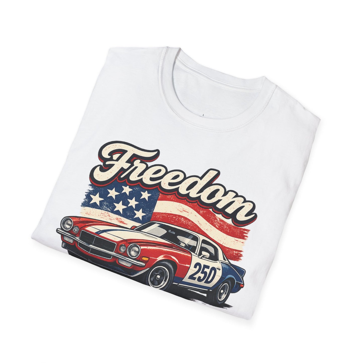 Freedom Trans AM 250 Patriotic American Muscle Car T-Shirt | Fathers Day Gift | Car Enthusiast Tee