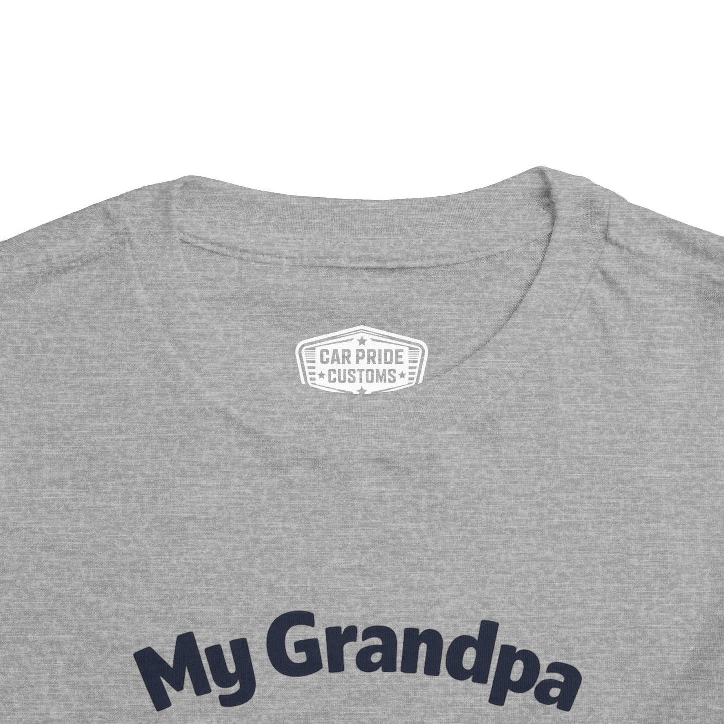 Funny Car T-Shirt | Classic Car Toddler T-Shirt| Grandpa Car Lover Gift | 1968 Chevrolet Camaro | Grandpa Likes Cars