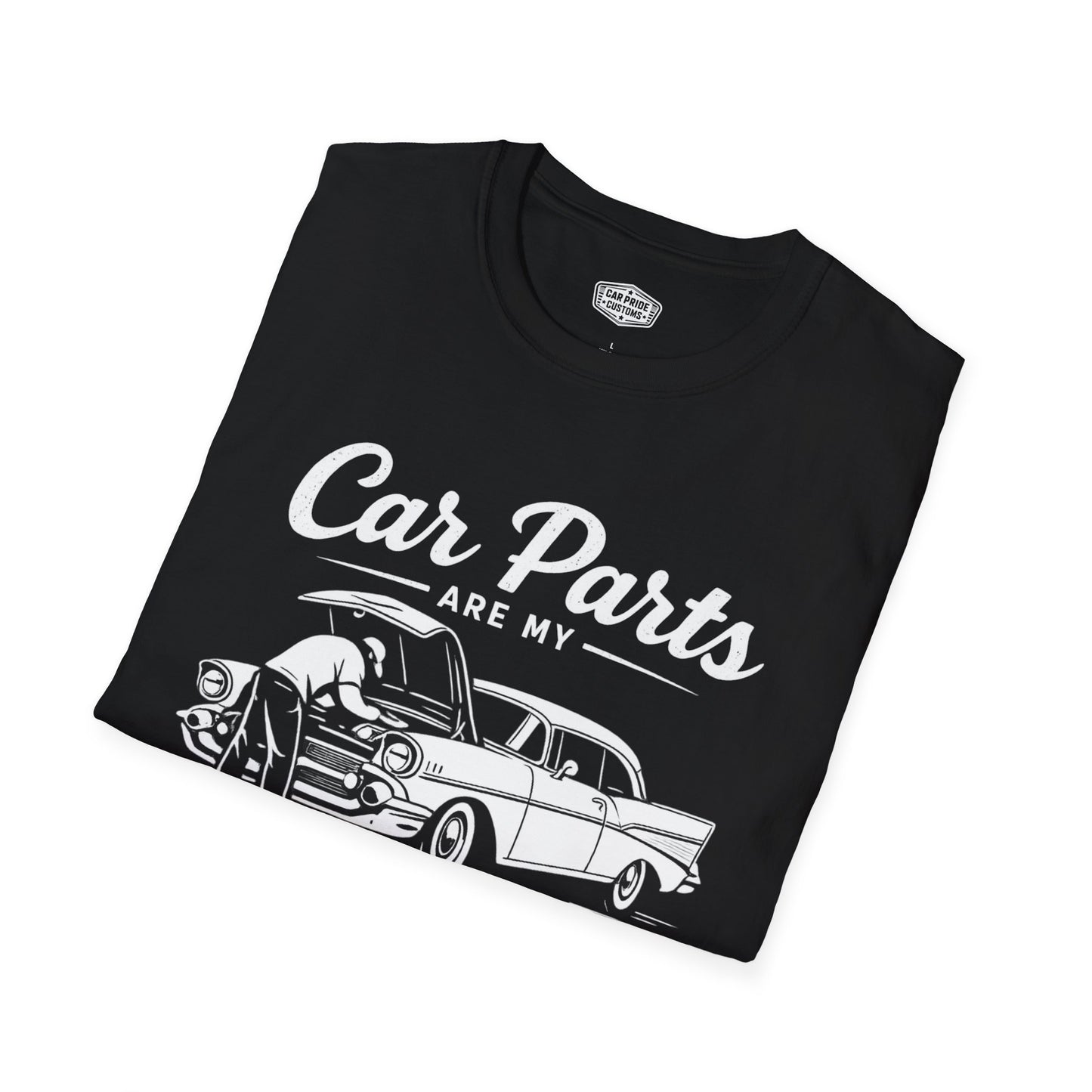 Funny Car T-Shirt | Car Guy Gift | Mechanic Shirt | 1957 Chevrolet Bel Air |Car Parts