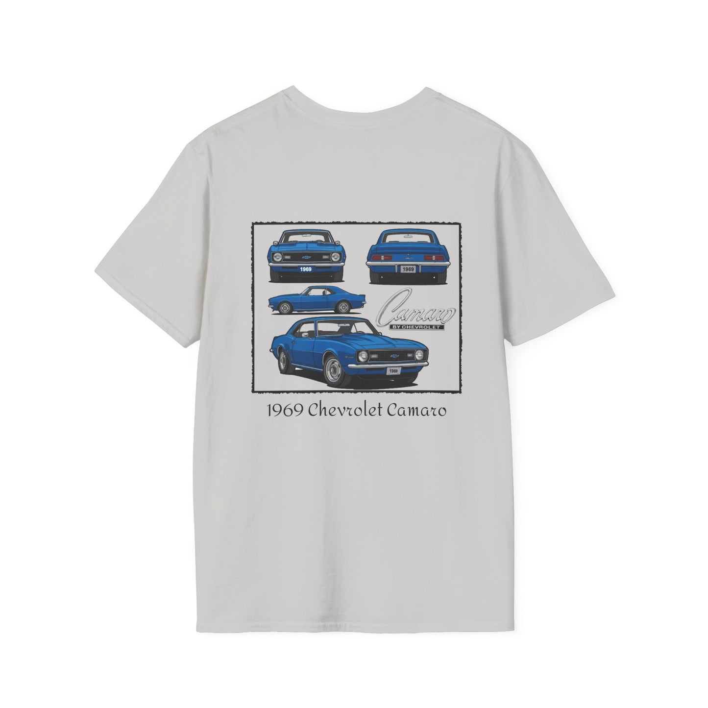 1969 Chevrolet Camaro Blue Stock - Standard Tee