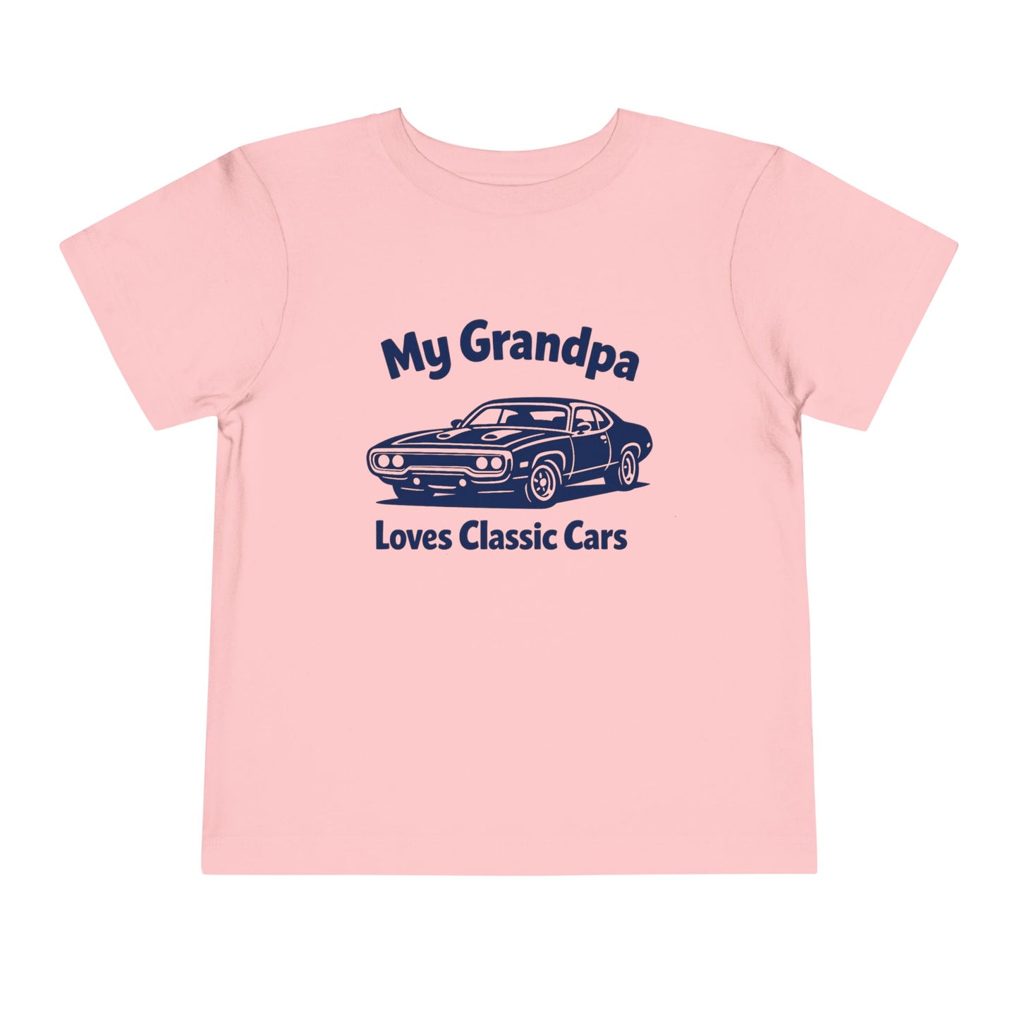 Funny Car T-Shirt | Classic Car Toddler T-Shirt| Grandpa Car Lover Gift | 1971 Plymouth Road Runner | Grandpa Likes Cars
