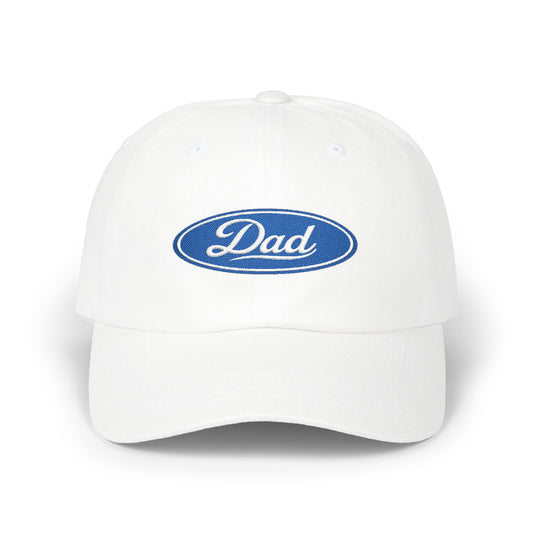Dad Logo Embroidered Hat | Classic Oval Dad Cap | Personalized Dad Gift | Father's Day Hat for Dad | Vintage Style Dad Hat