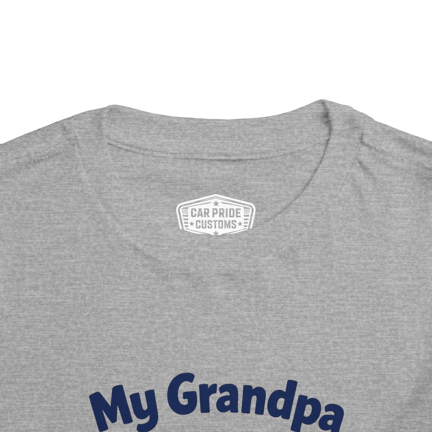 Funny Car T-Shirt | Classic Car Toddler T-Shirt| Grandpa Car Lover Gift | 1971 Plymouth Road Runner | Grandpa Likes Cars