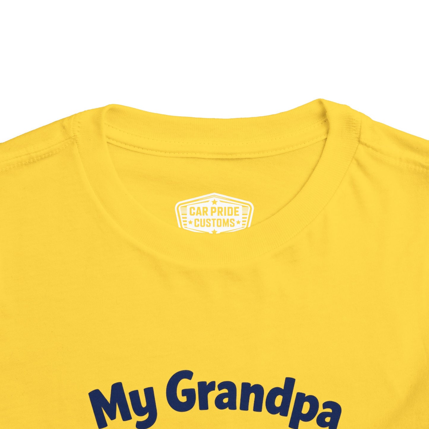 Funny Car T-Shirt | Classic Car Toddler T-Shirt| Grandpa Car Lover Gift | 1971 Plymouth Road Runner | Grandpa Likes Cars