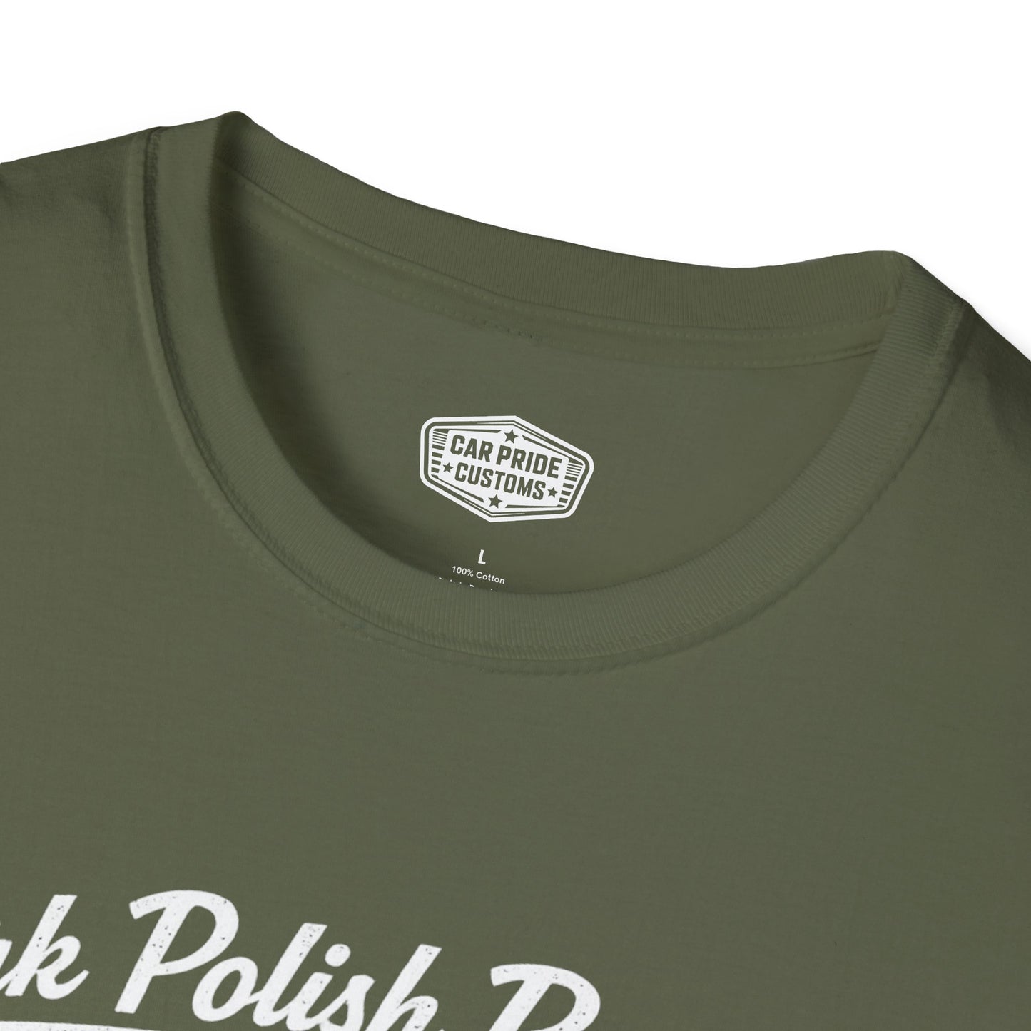 Park Polish Repeat | 1993 Ford Mustang SVT Cobra T-Shirt | Funny Fox Body Car Show Graphic Tee | Mustang Shirt