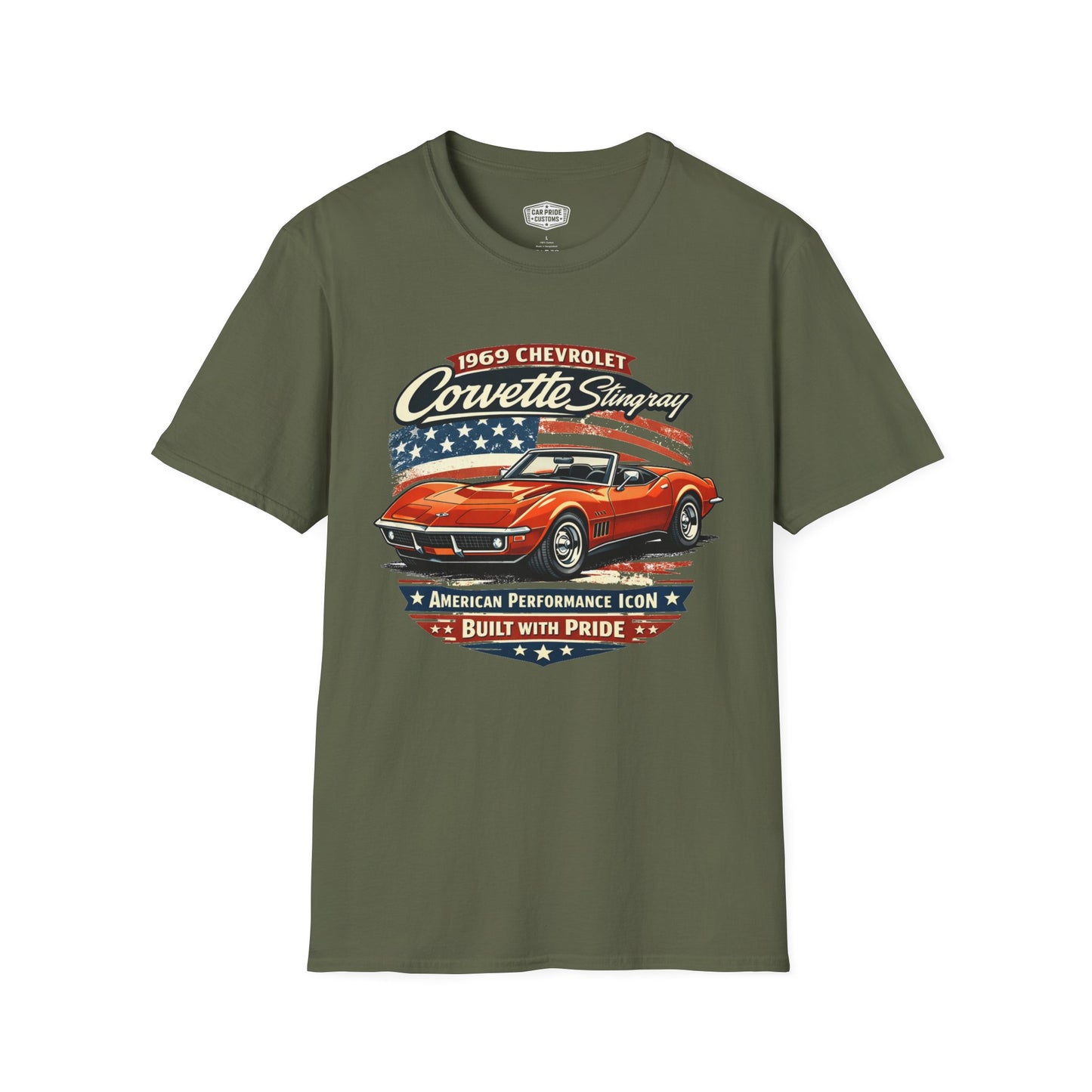 1969 Chevrolet Corvette Stingray Convertible Burnt Orange Pride - Standard Tee