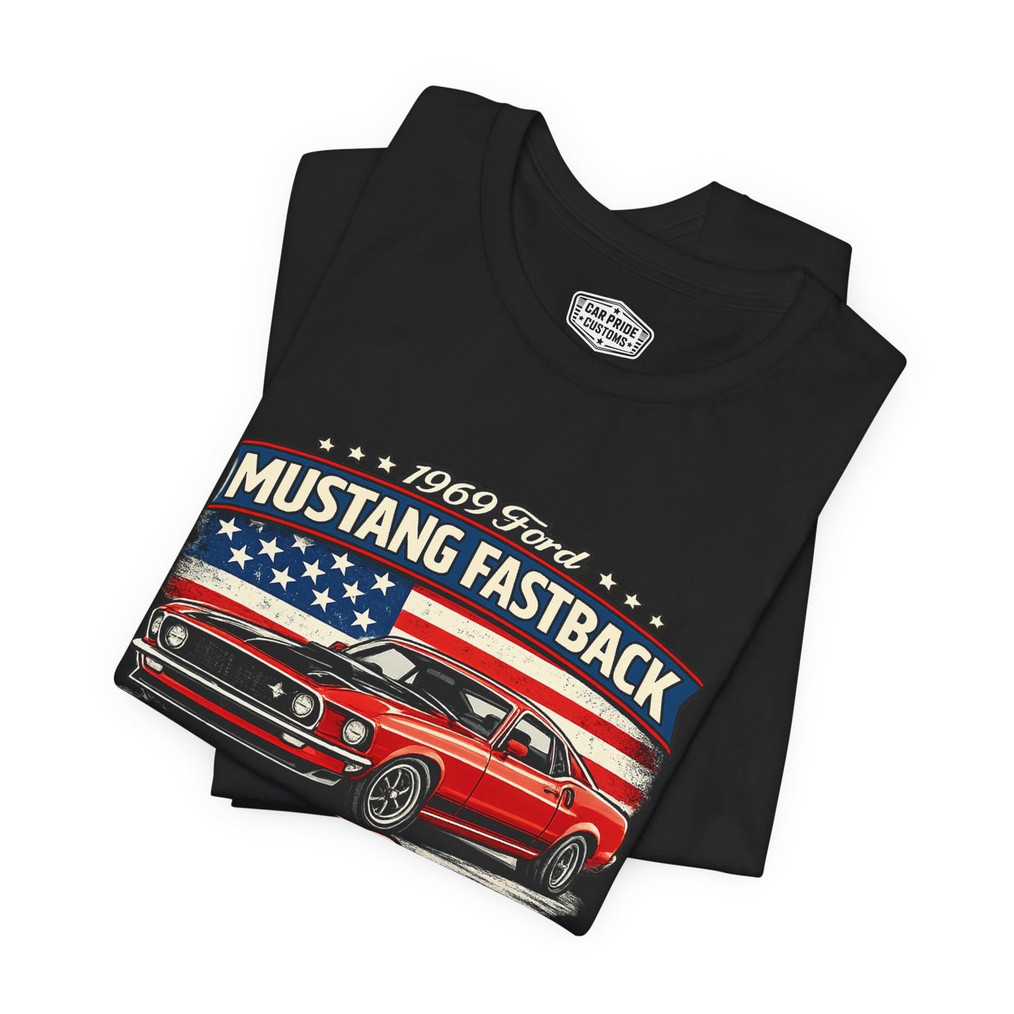 1969 Ford Mustang Fastback Mach 1 Pride - Premium Tee
