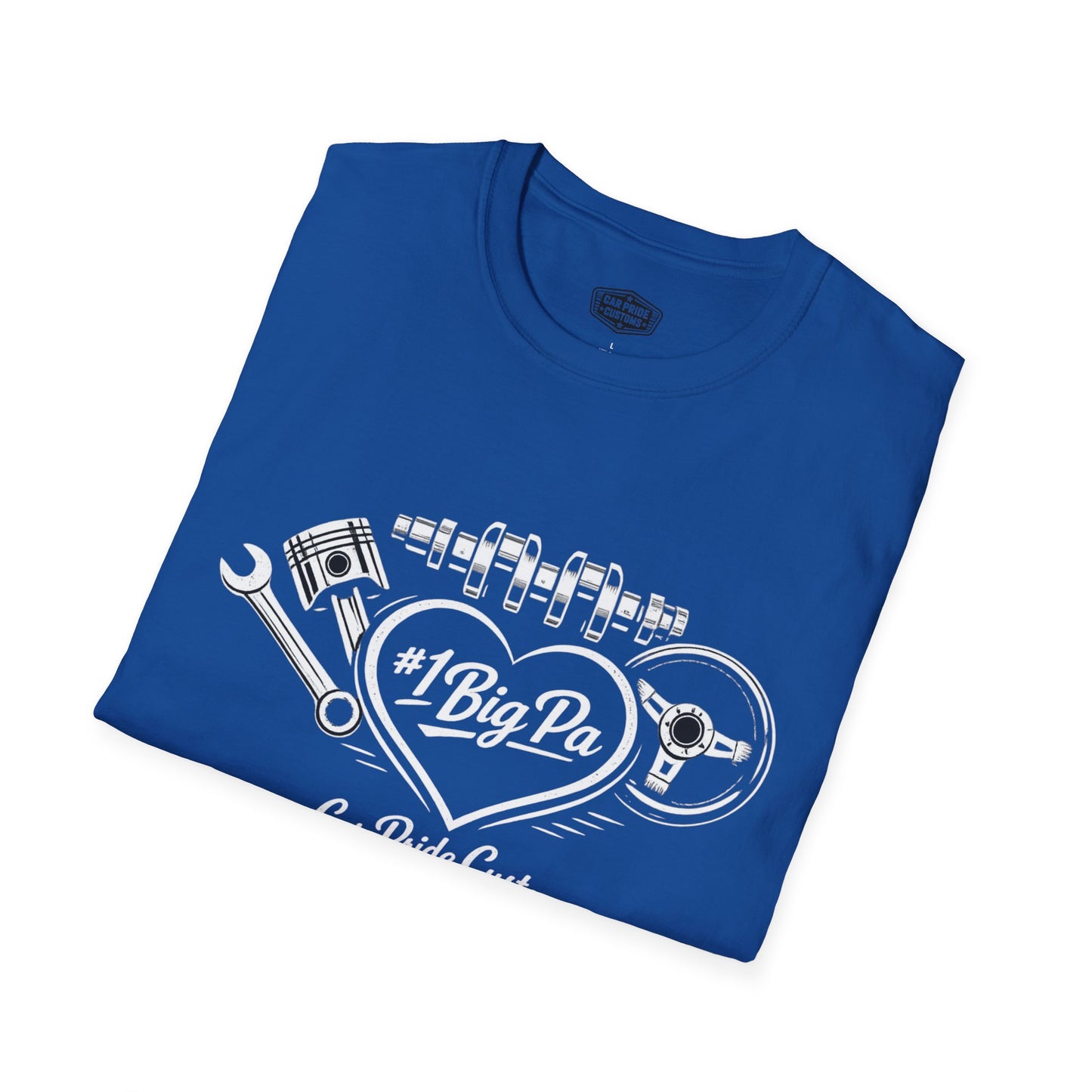#1 Big Pa Car Shirt | Father’s Day Gift for Grandpa | Car Guy Shirt | Automotive Tee