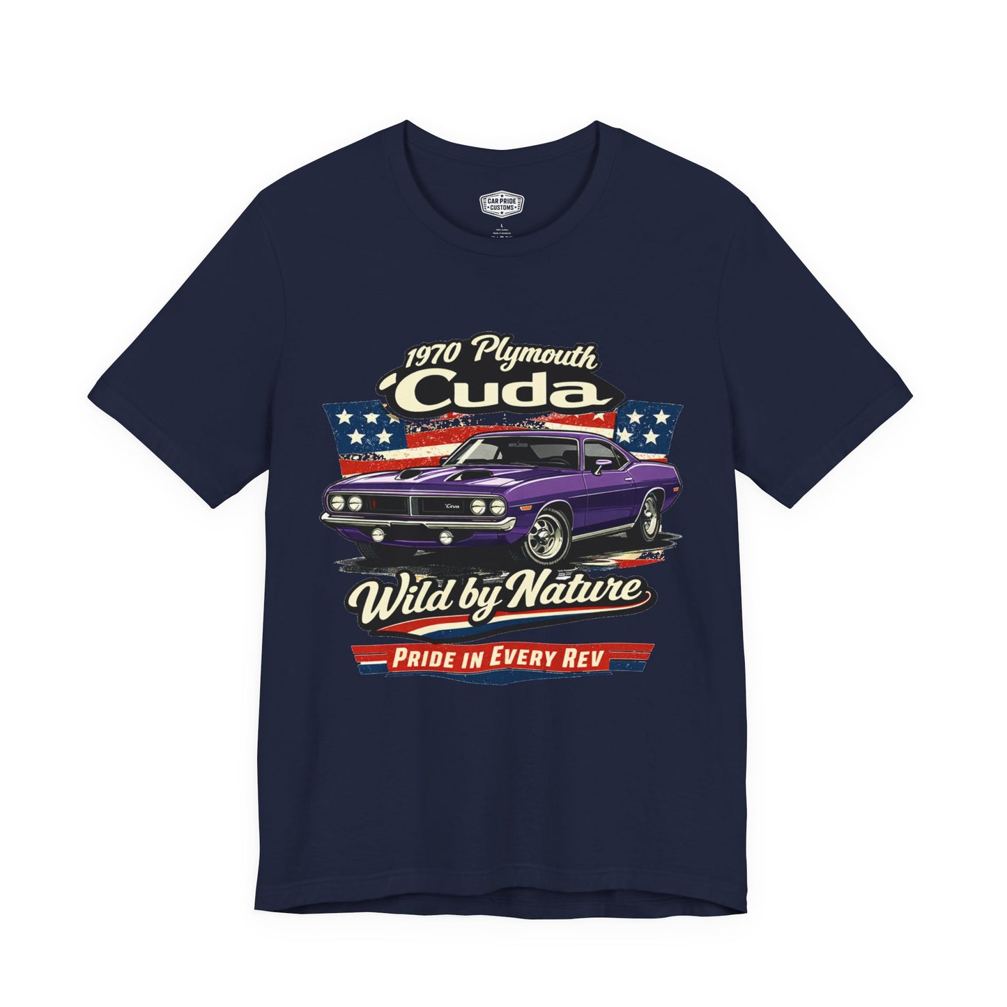 1970 Plymouth Cuda Purple Pride - Premium Tee