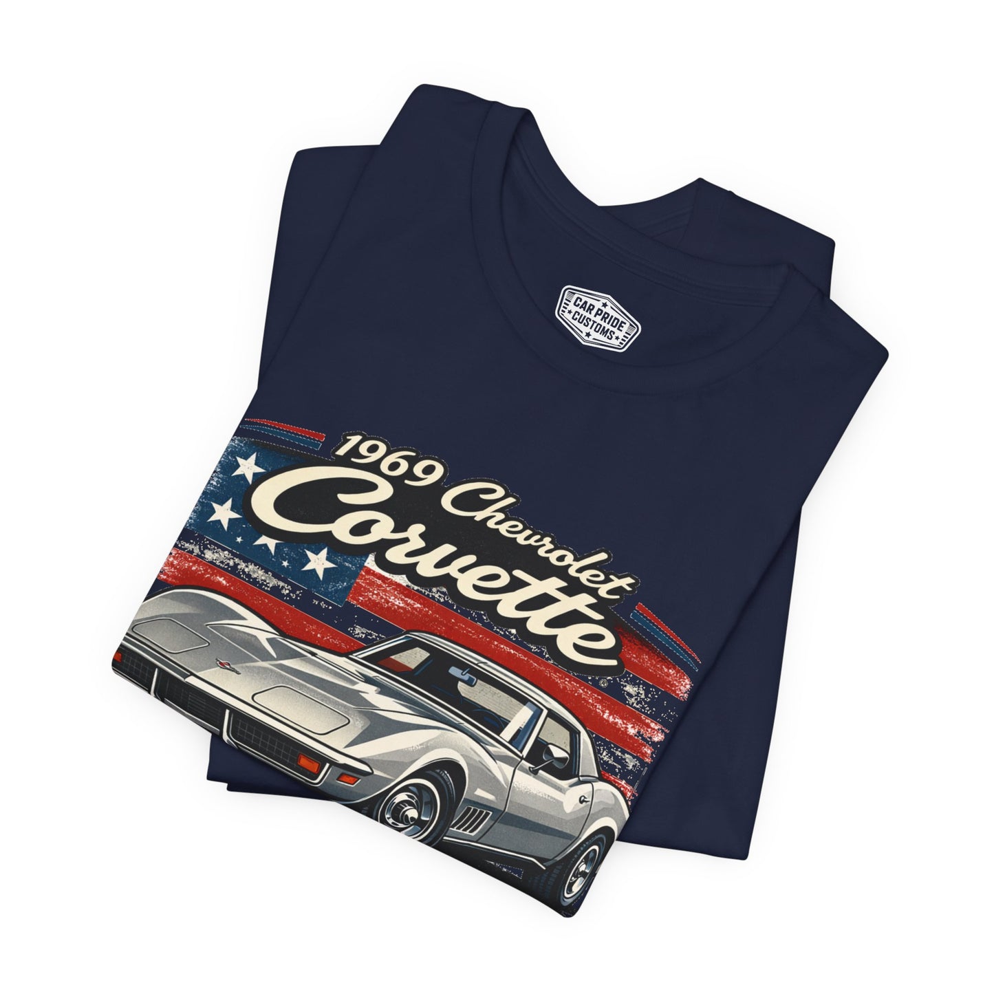 1969 Chevrolet Corvette Silver Pride - Premium Tee