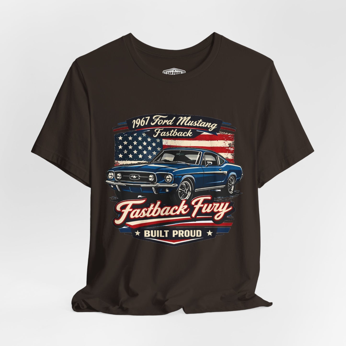 1967 Ford Mustang Fastback Pride - Premium Tee