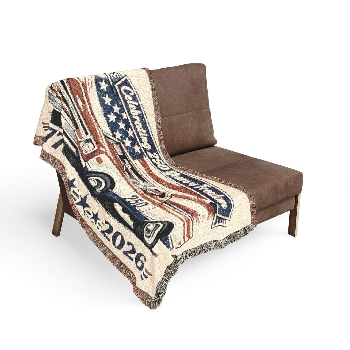 Chevy C10 Pickup SS Woven Throw Americana Patriotic Blanket | Automotive Home Decor | Collector Gift | Fathers Day Gift | Car Lover Gift
