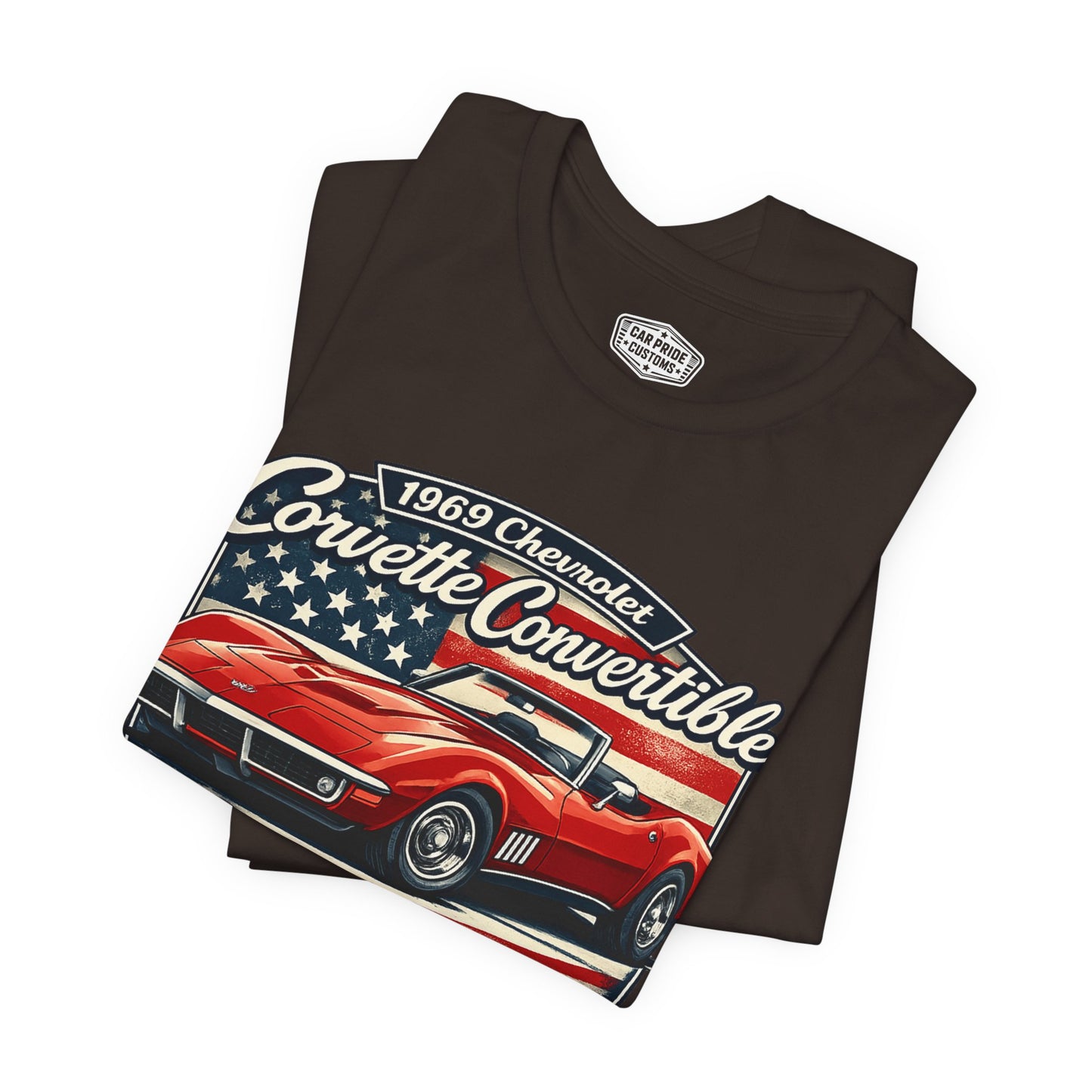 1969 Chevrolet Corvette Convertible Red Pride - Premium Tee