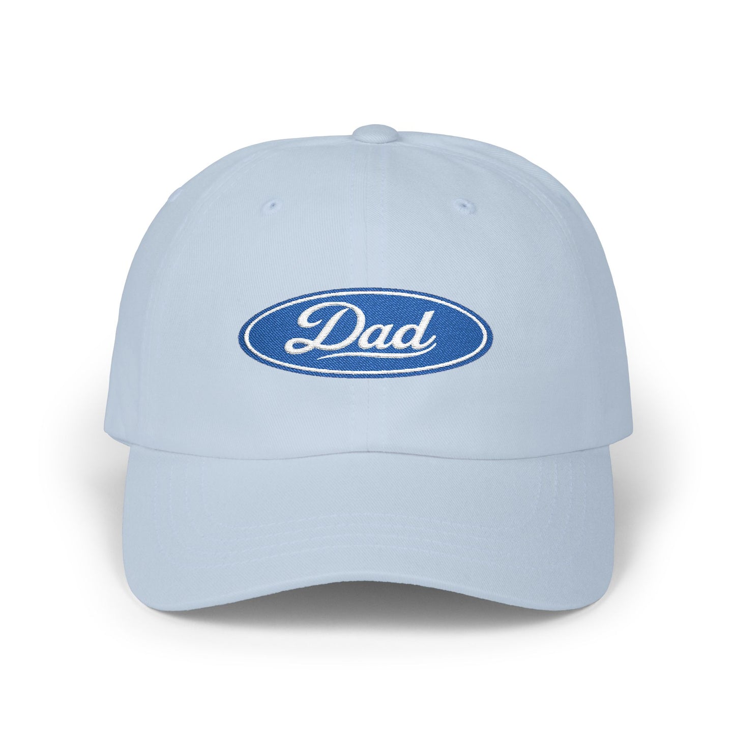 Dad Logo Embroidered Hat | Classic Oval Dad Cap | Personalized Dad Gift | Father's Day Hat for Dad | Vintage Style Dad Hat
