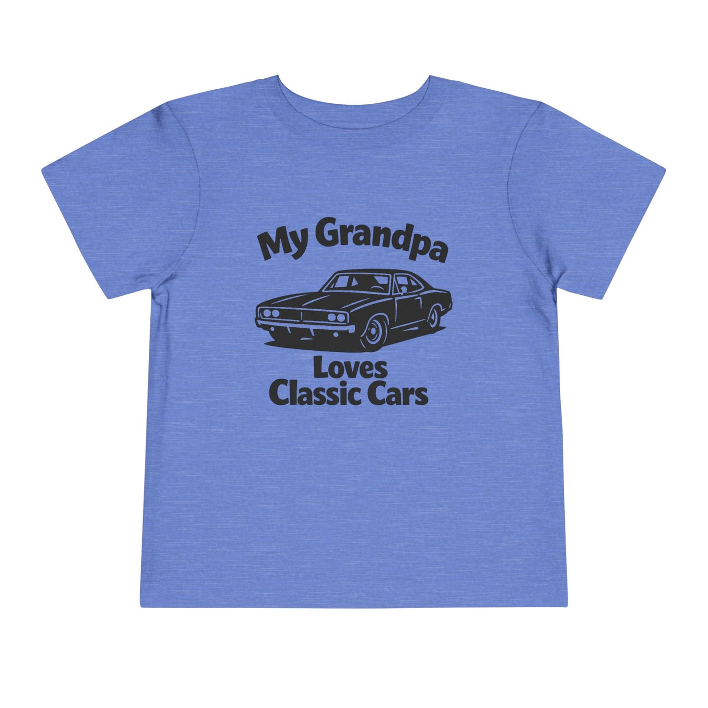 Funny Car T-Shirt | Classic Car Toddler T-Shirt| Grandpa Car Lover Gift | 1968 Dodge Charger | Grandpa Likes Cars