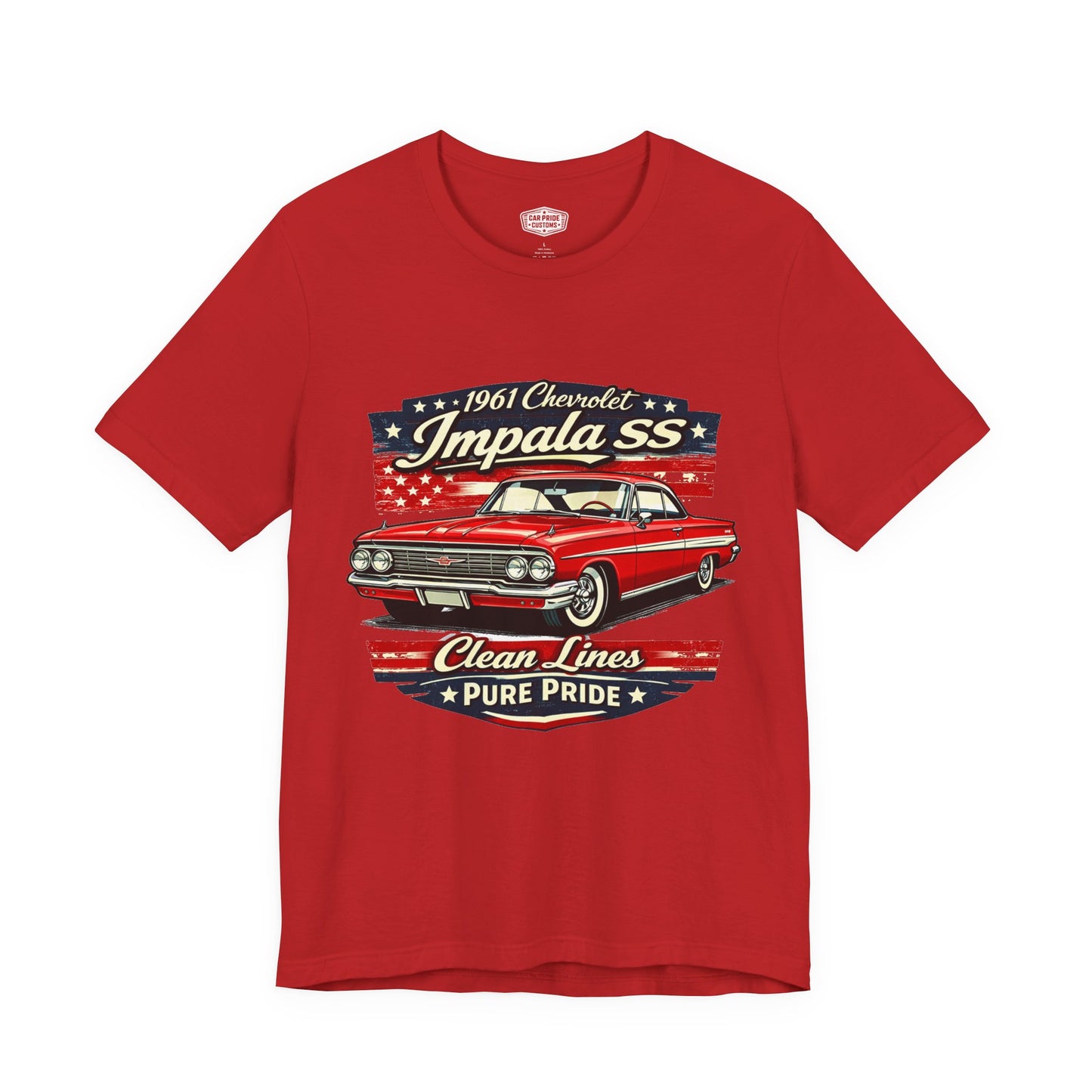 1961 Chevrolet Impala Red Pride - Premium Tee