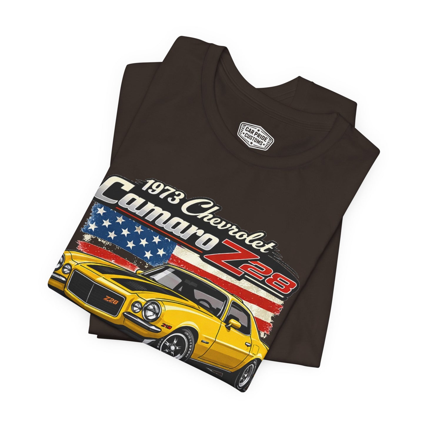 1973 Chevrolet Camaro Shirt | Classic Car Gift for Dad | American Pride | Vintage | Classic | Premium Soft