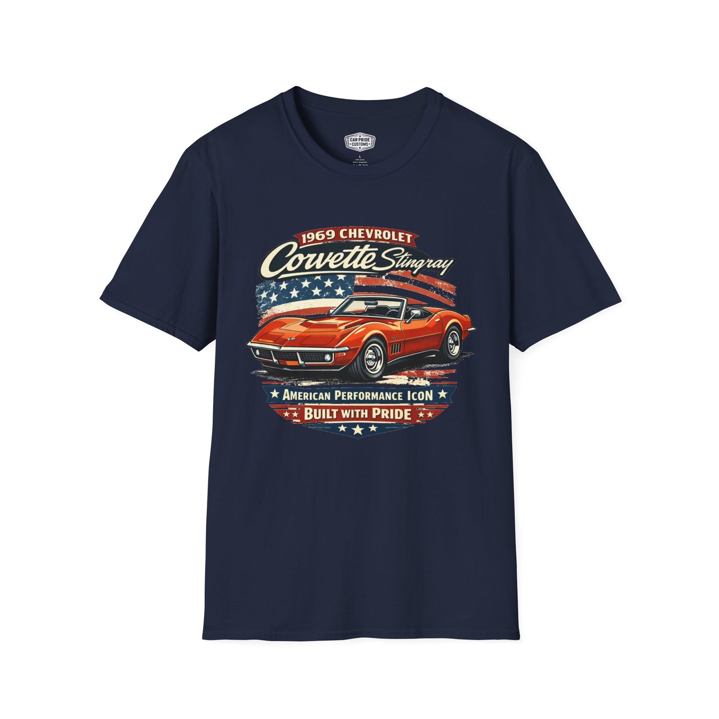 1969 Chevrolet Corvette Stingray Convertible Burnt Orange Pride - Standard Tee
