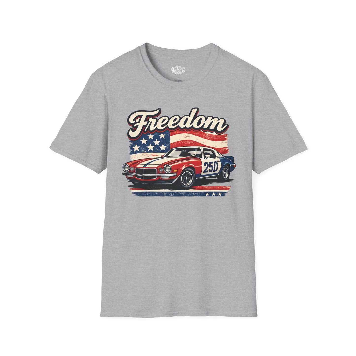 Freedom Trans AM 250 Patriotic American Muscle Car T-Shirt | Fathers Day Gift | Car Enthusiast Tee