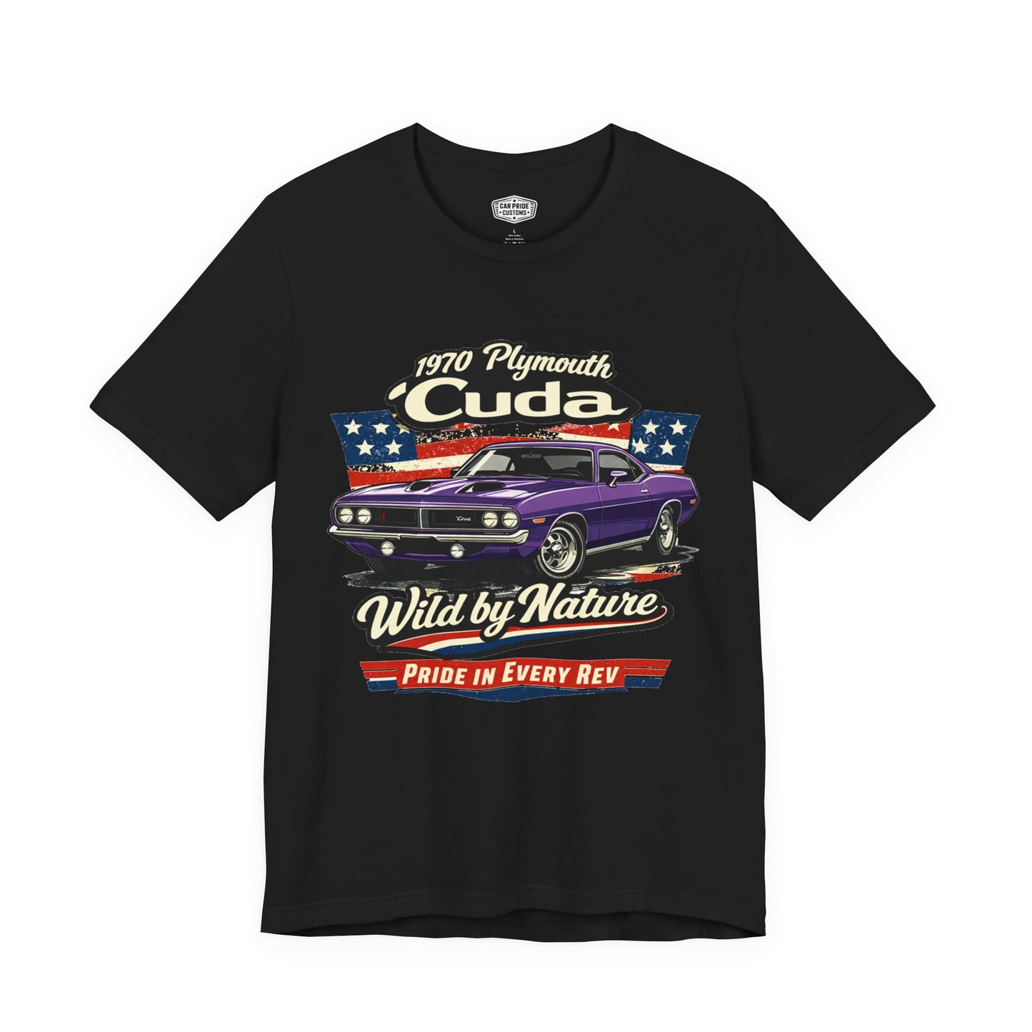 1970 Plymouth Cuda Purple Pride - Premium Tee