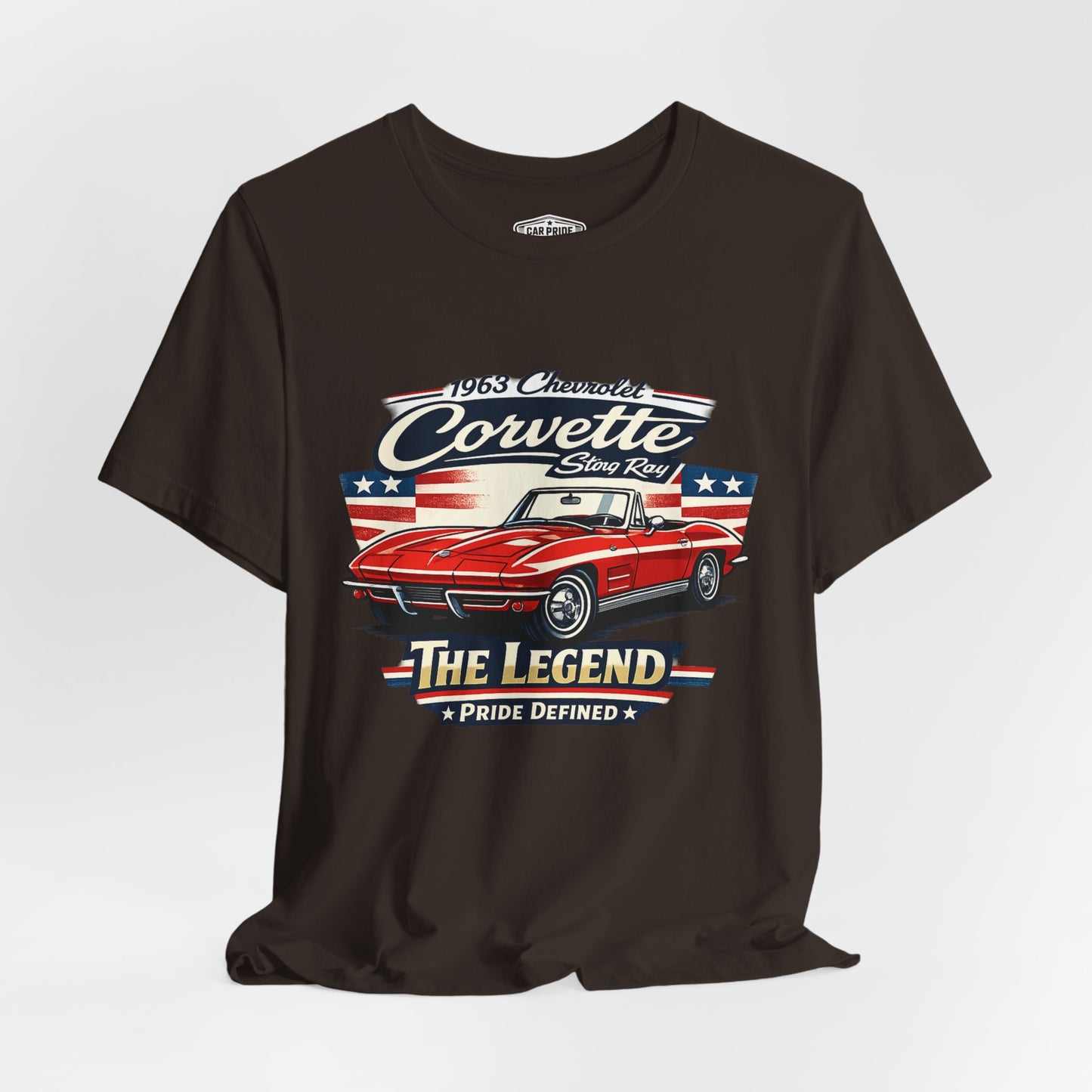 1963 Chevrolet Corvette Stingray Convertible Pride - Premium Tee