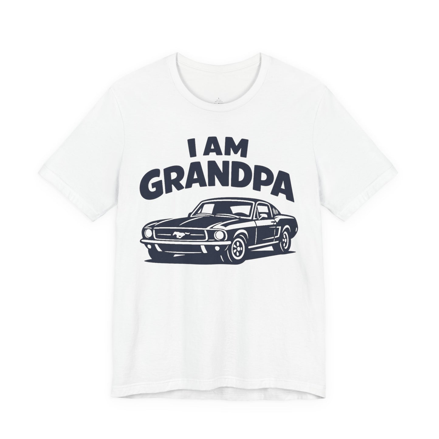 Funny Car T-Shirt | Classic Car Grandpa T-Shirt| Grandpa Car Lover Gift | 1968 Ford Mustang | I am Grandpa