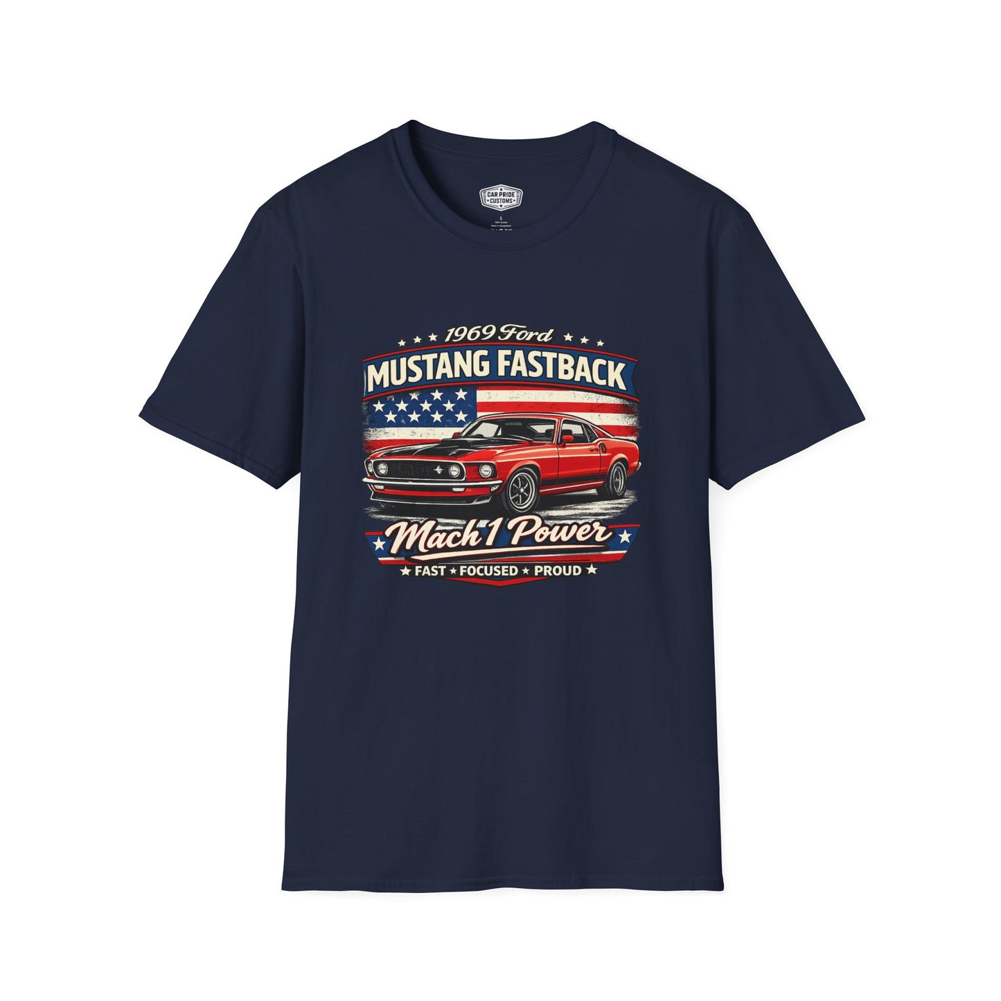 1969 Ford Mustang Fastback Mach 1 Pride - Standard Tee