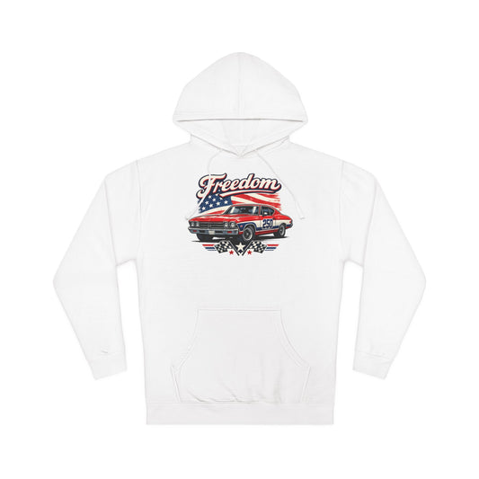 Freedom Chevelle 250 Patriotic American Muscle Car Hoodie| Fathers Day Gift | Car Enthusiast Hoodie