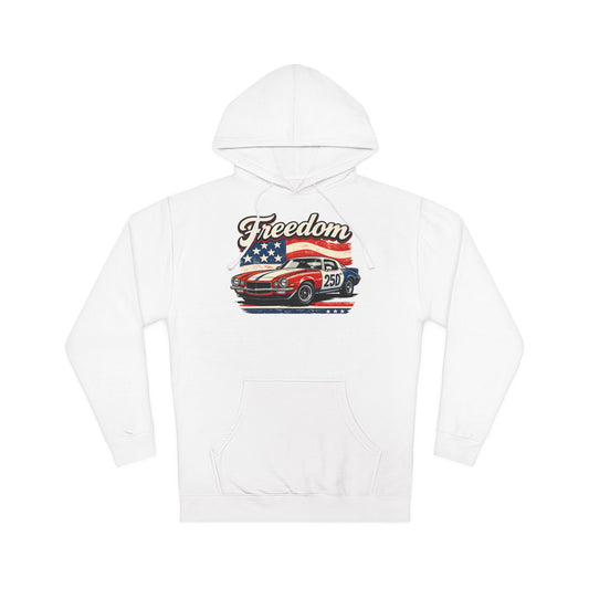 Freedom Classic Trans AM 250 Patriotic American Muscle Car Hoodie| Fathers Day Gift | Car Enthusiast Hoodie