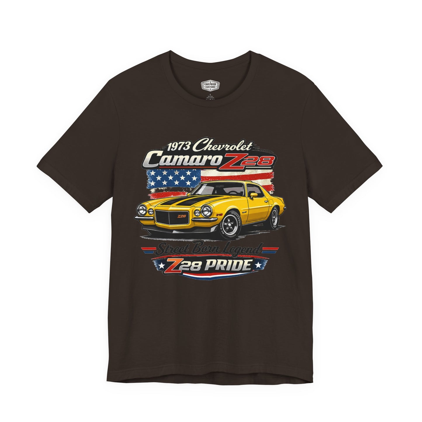 1973 Chevrolet Camaro Shirt | Classic Car Gift for Dad | American Pride | Vintage | Classic | Premium Soft