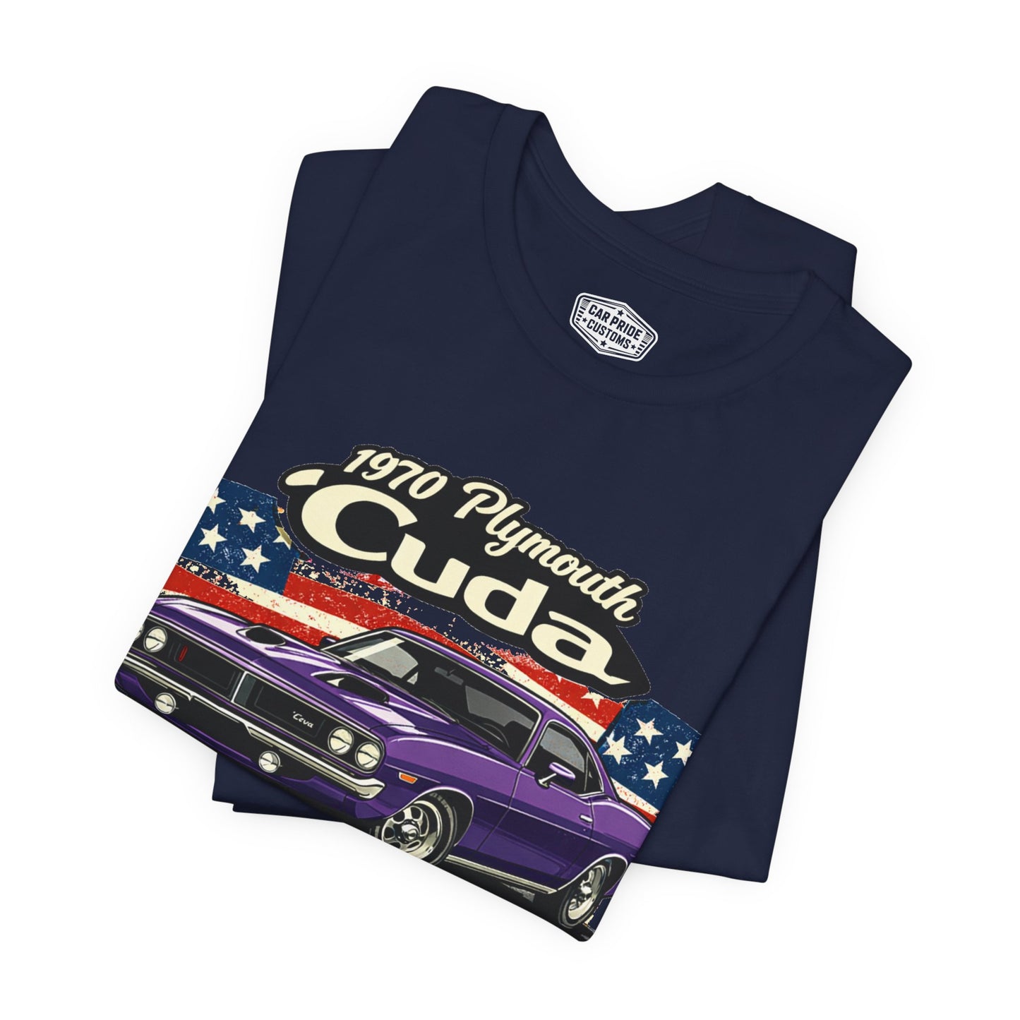 1970 Plymouth Cuda Purple Pride - Premium Tee