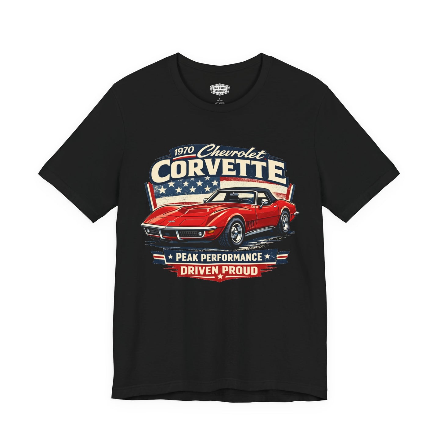 1970 Chevrolet Corvette Red Pride - Premium Tee