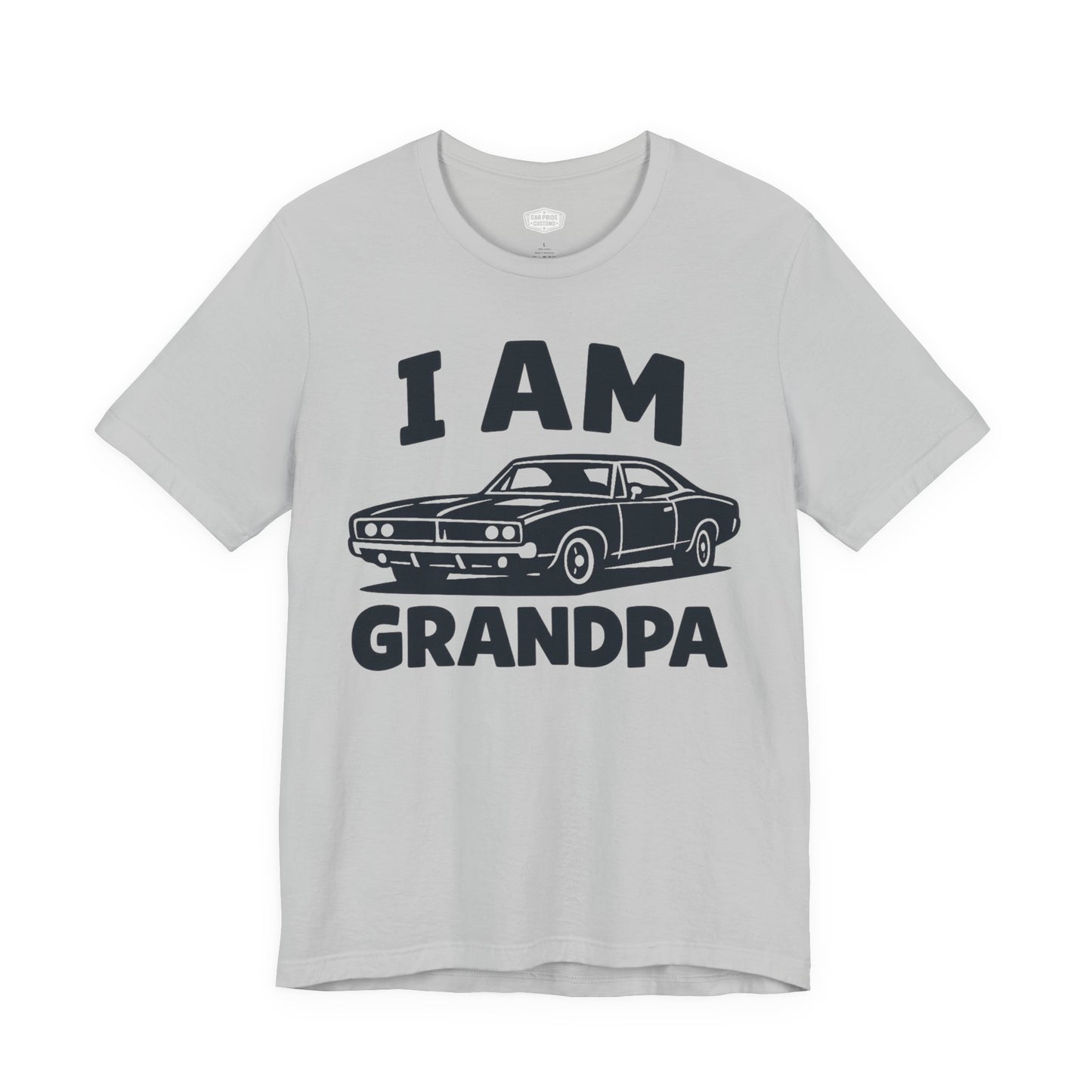 Funny Car T-Shirt | Classic Car Grandpa T-Shirt| Grandpa Car Lover Gift | 1968 Dodge Charger | I am Grandpa