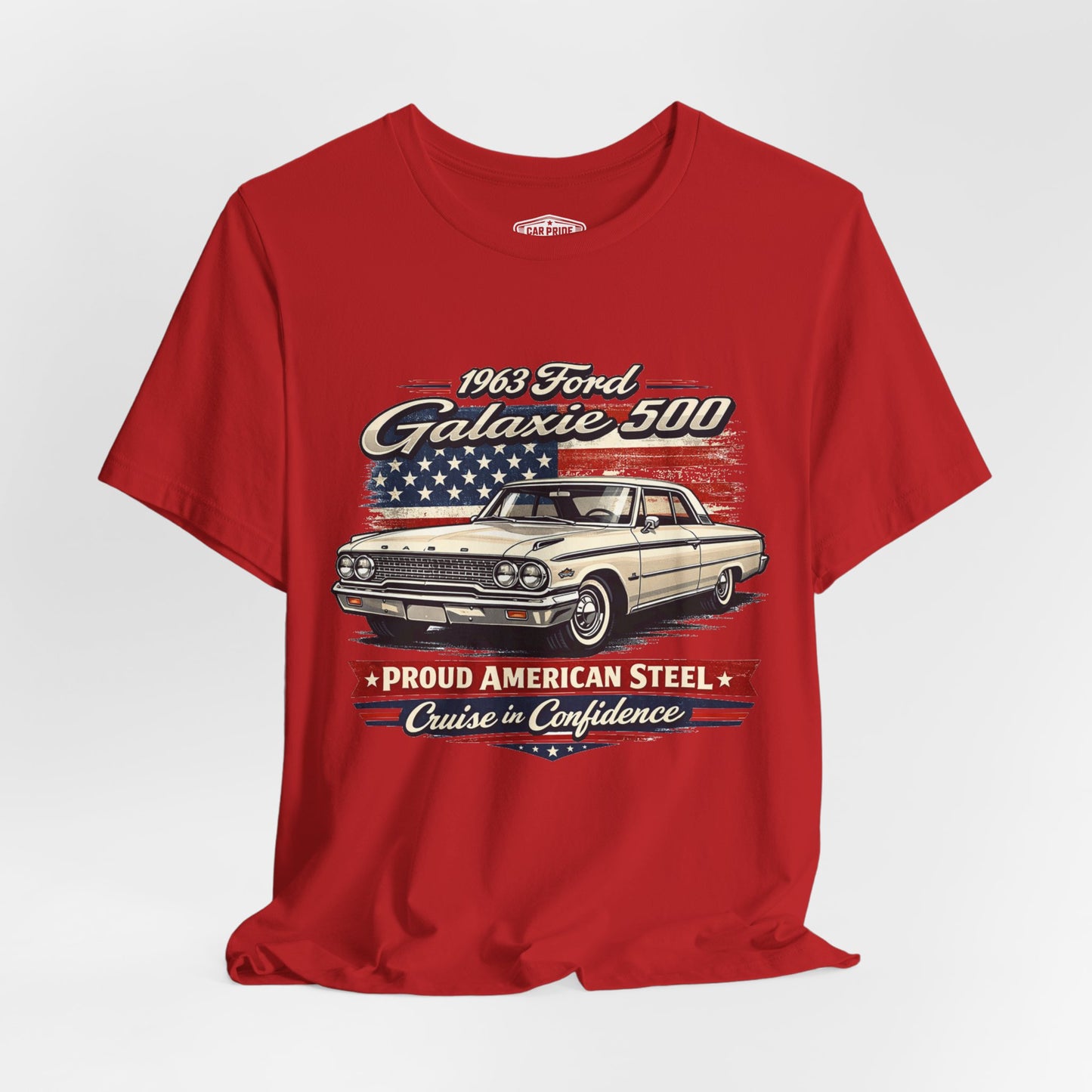 1963 Ford Galaxy 500 Yellow Pride - Premium Tee